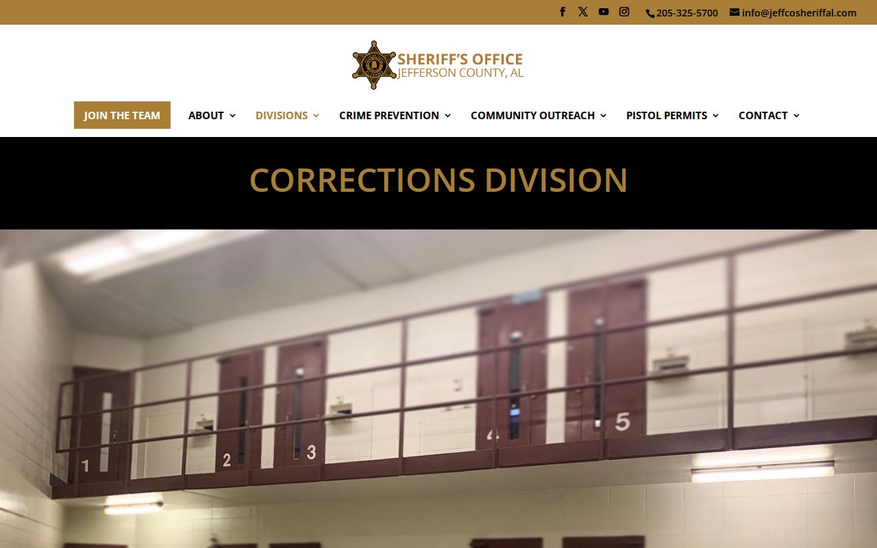 Jefferson County arrest history two-jail corrections overview