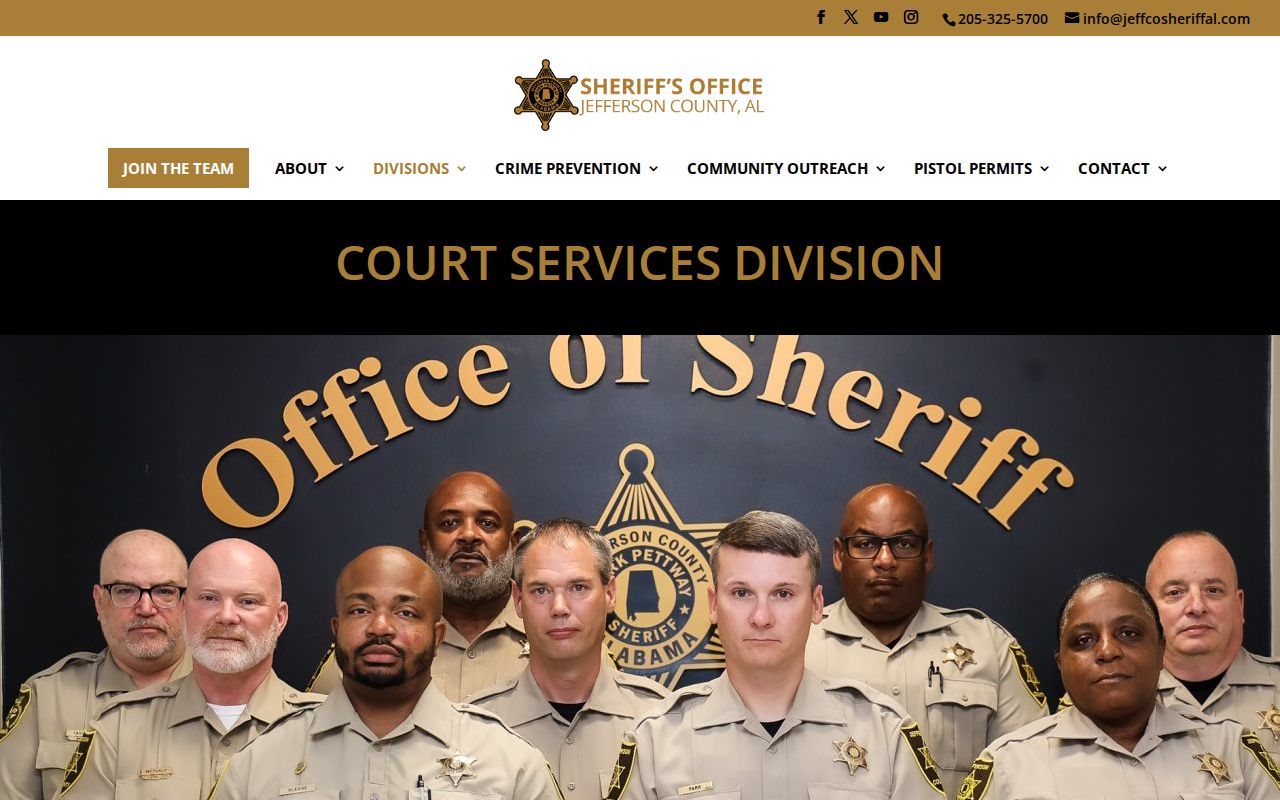 Jefferson County criminal court case warrant units in Birmingham and Bessemer